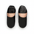 Babouche souple noir
