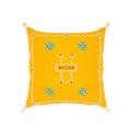 Coussin en soie de cactus "Sabra" jaune